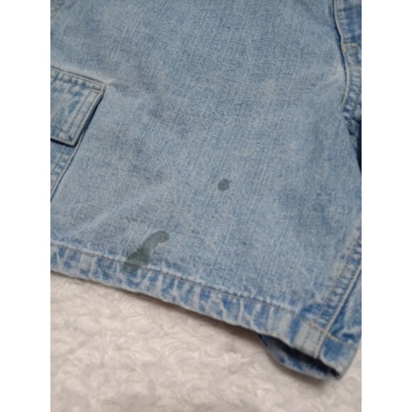 Vtg Riders Womens 12M Blue Cotton Denim Cargo Shorts - Picture 9 of 9